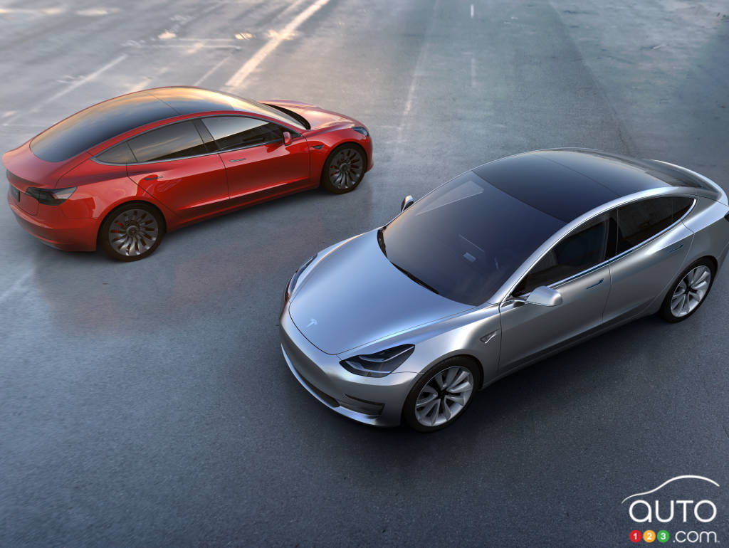 Les nouvelles Tesla Model 3
