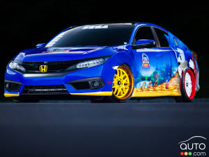Voici la Honda « Sonic Civic » dévoilée au Comic-Con!