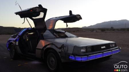 Signed DeLorean from “Back to the Future” for sale on eBay