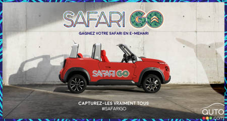 La Citroën E-MEHARI part à la chasse au Pokémon à Paris!