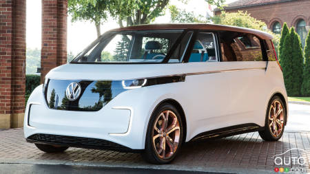 Le Volkswagen BUDD-e nommé camion concept de l’année 2016