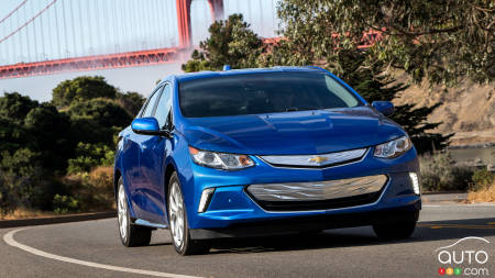 La Chevrolet Volt vendue à 100 000 exemplaires aux États-Unis