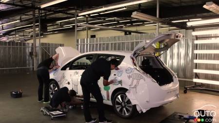 Une Nissan LEAF pour Henry, 6 ans!
