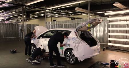 Une Nissan LEAF pour Henry, 6 ans!