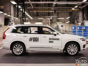 Volvo’s public autonomous driving experiment kicks off