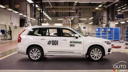Volvo’s public autonomous driving experiment kicks off