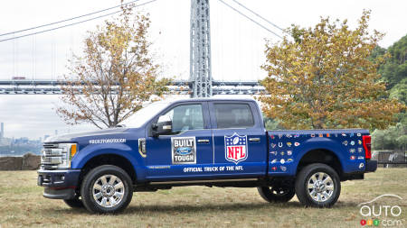 Ford Série F, le nouveau camion officiel de la NFL