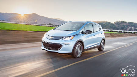 Chevy Bolt EV range increased to 383 km
