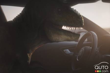 Audi ressuscite le T-Rex dans une publicité virale