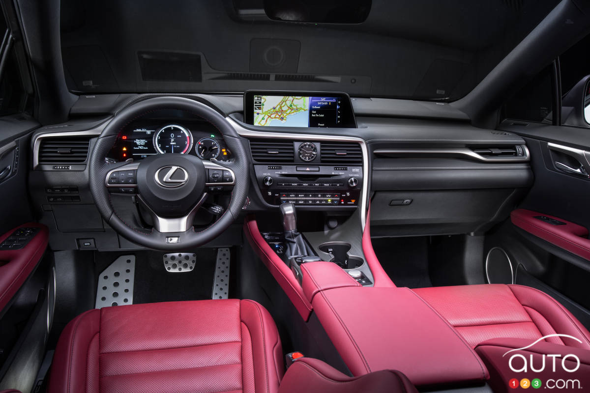 2016 Lexus RX rewarded for its user-friendly interior