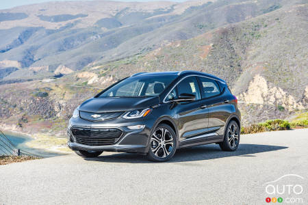 Chevrolet Bolt EV 2017 : à partir de 42 795 $ au Canada