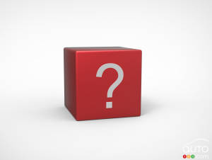 Kia's giant red cube in Montreal reveals Forte5, Sportage