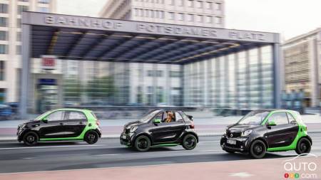 Paris 2016: Entire 2018 smart fortwo family goes electric