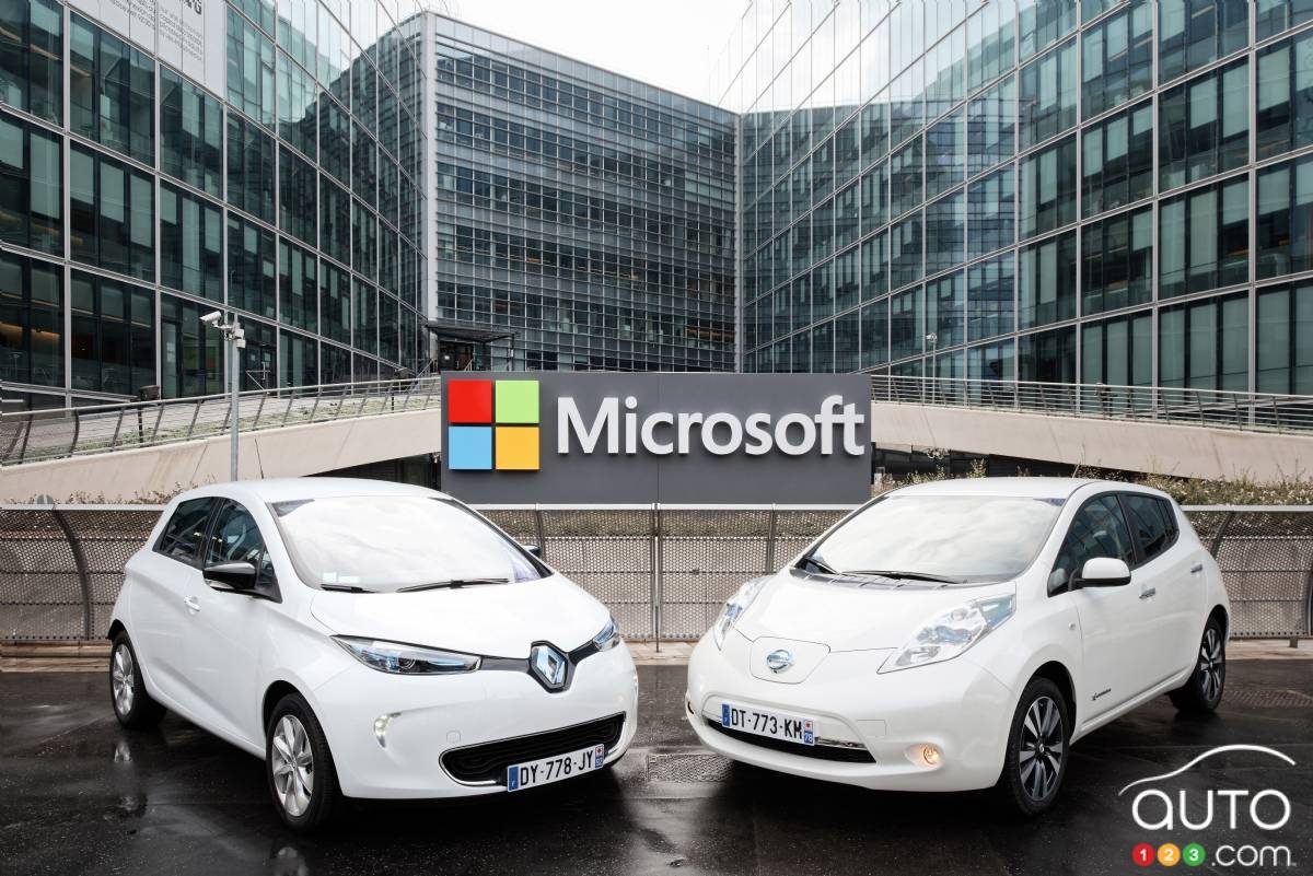 Technological Partnership Between Renault-Nissan and Microsoft
