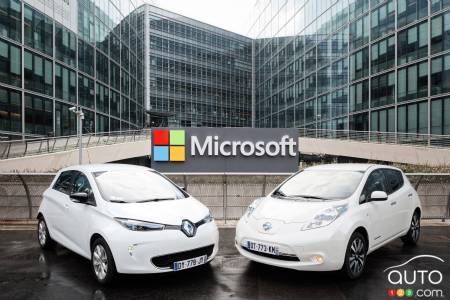 Partenariat technologique entre Renault-Nissan et Microsoft