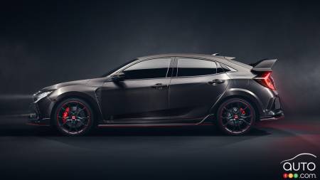 Paris 2016 : la nouvelle Honda Civic Type R Prototype dévoilée
