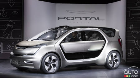 CES 2017: The Fully Electric Chrysler Portal Concept Debuts