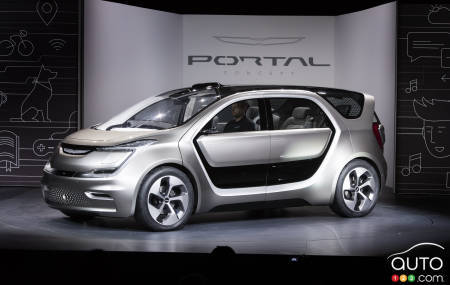 CES 2017: The Fully Electric Chrysler Portal Concept Debuts