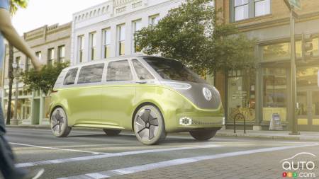 Detroit 2017: Volkswagen I.D. Buzz concept is a Microbus for the future (video)