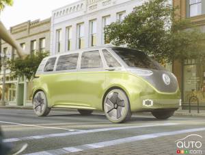 Détroit 2017 : le Volkswagen I.D. Buzz devient un Microbus électrique (vidéo)