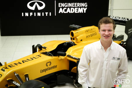 Montreal 2017: Canadian Winner of INFINITI Engineering Academy at Press Day
