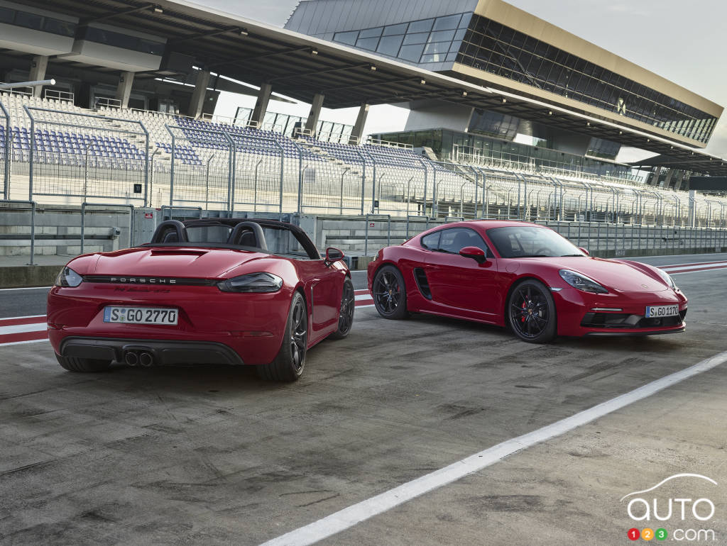 Les nouvelles Porsche 718 Boxster GTS et 718 Cayman GTS 2018
