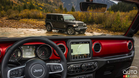 Jeep Wrangler 2018 : première image de l’intérieur