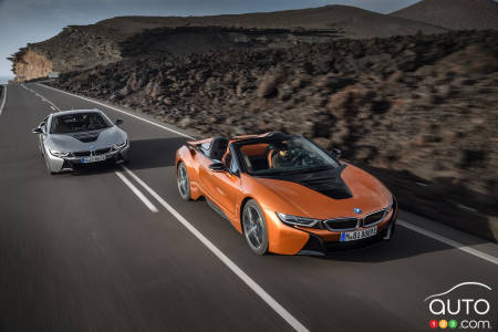 2019 Bmw I8 Coupe And I8 Roadster At Los Angeles Auto Show Car News Auto123