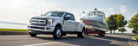 Le Ford Super Duty 2018 aura encore plus de puissance et de capacité de remorquage