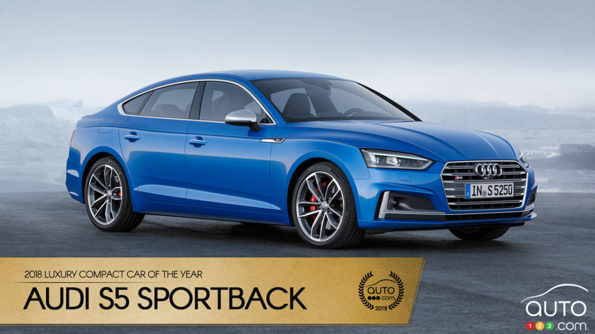 Audi S5 Sportback, Auto123.com’s 2018 Compact Luxury Car of the Year