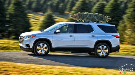 Trucs pour transporter votre arbre de Noël, gracieuseté de Chevrolet