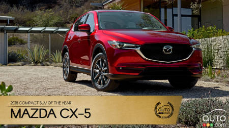 Mazda CX-5, Auto123.com’s 2018 Compact SUV of the Year