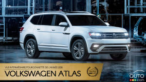 Le Volkswagen Atlas, VUS intermédiaire de l’année 2018 selon Auto123.com