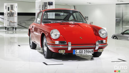 Admirez la plus vieille Porsche 911 au musée de Porsche