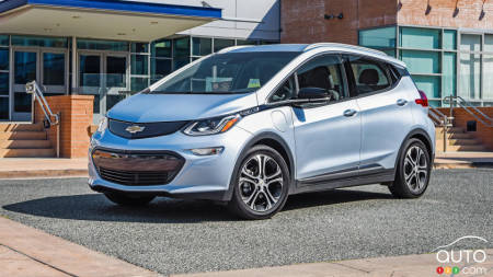 Chevrolet Bolt EV, Auto123.com’s Green Vehicle of the Year