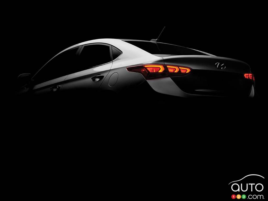 The new 2018 Hyundai Accent