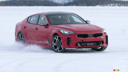 La nouvelle Kia Stinger saura vous amuser en hiver