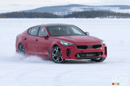 La nouvelle Kia Stinger saura vous amuser en hiver