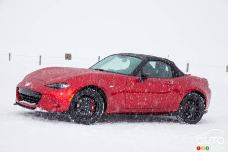 Mazda MX-5 dans la neige : l’avis de Denis Duquet