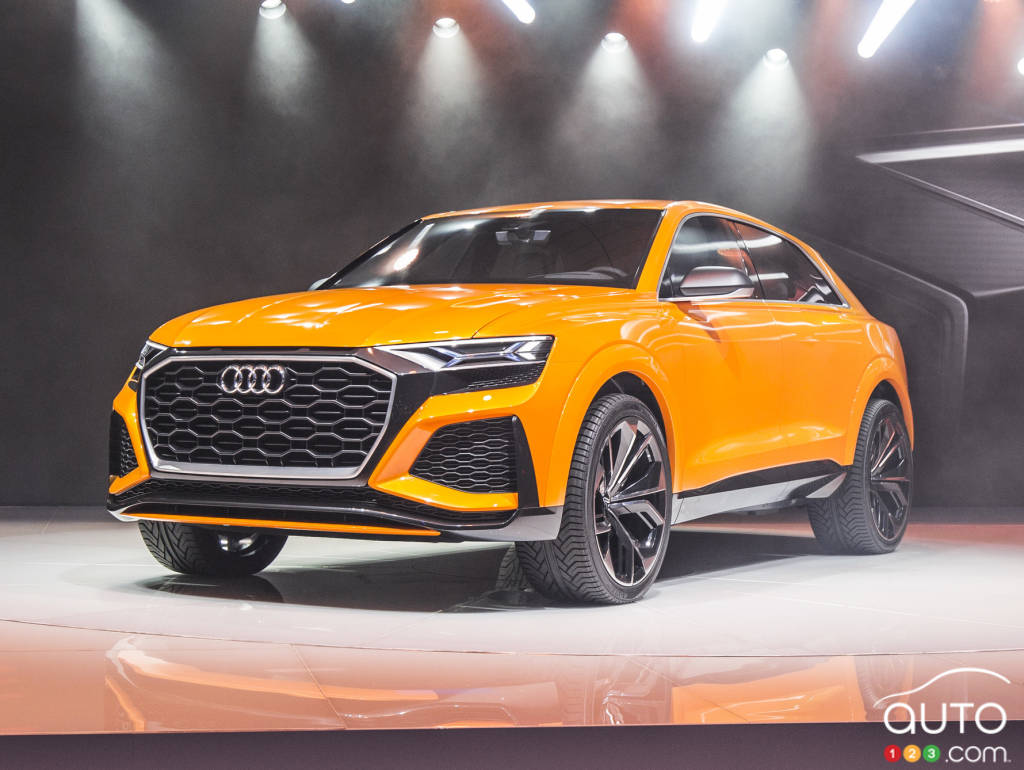 Le nouveau prototype Audi Q8 sport