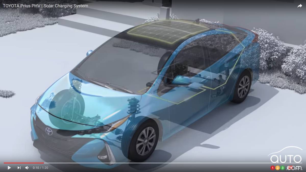 Charging your Toyota Prius Prime starts with the Solar Roof! (video)