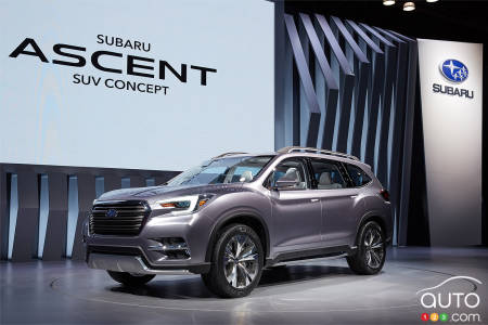 New York 2017 : le futur VUS intermédiaire de Subaru s’appellera Ascent