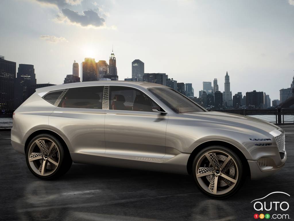 Le prototype Genesis GV80