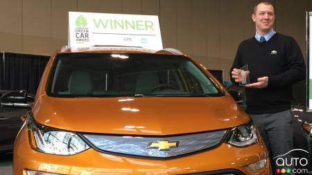 Chevrolet Bolt EV named 2017 Canadian Green Car