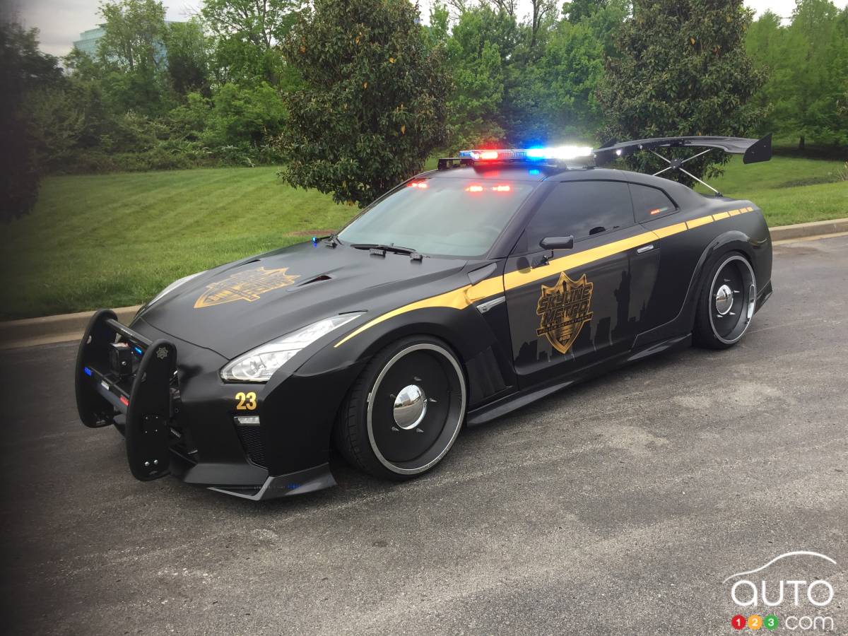 We intercepted a Nissan GT-R cop car in Tennessee!
