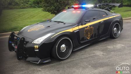 We intercepted a Nissan GT-R cop car in Tennessee!