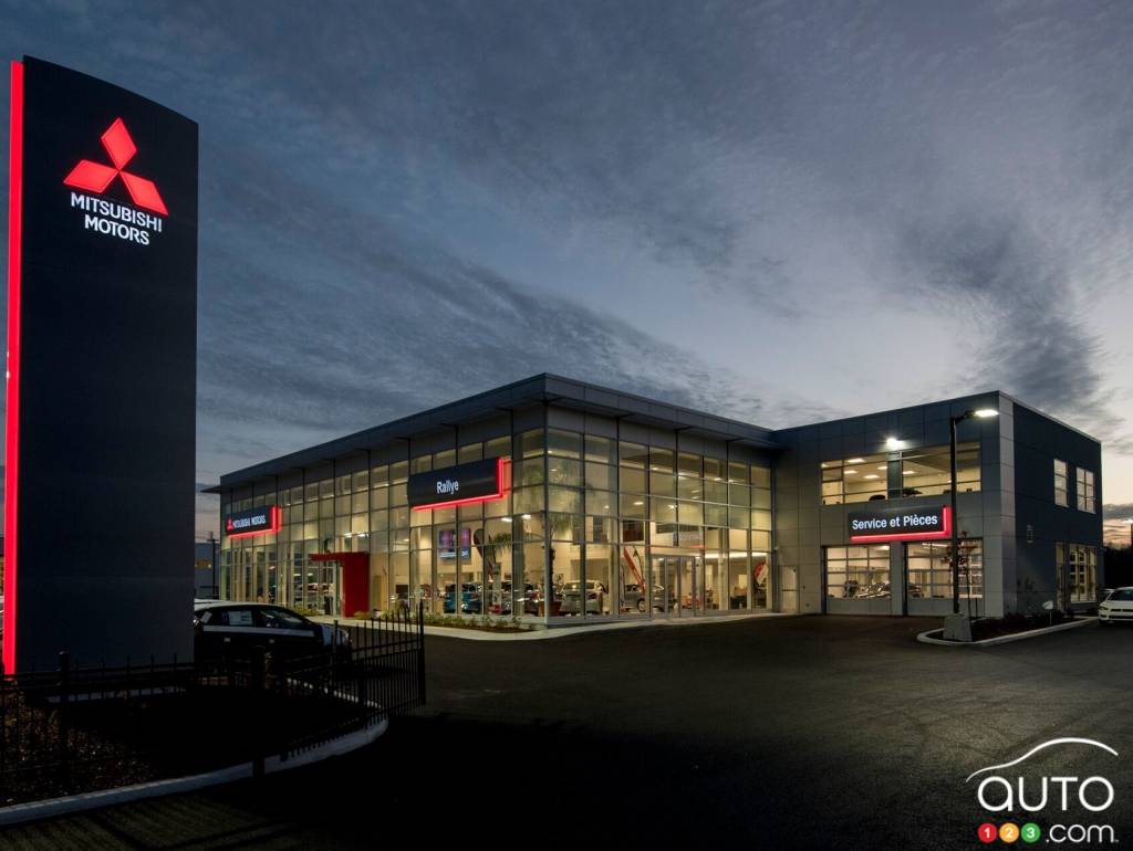 The new Rallye Mitsubishi dealership in Gatineau, Quebec