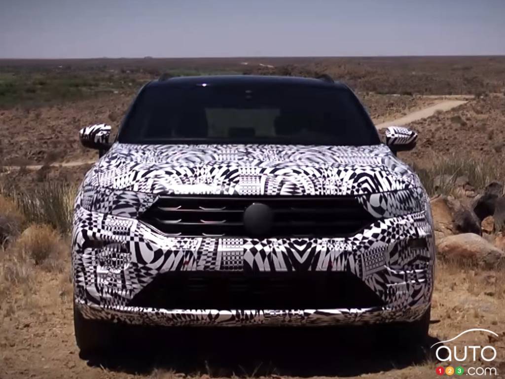 Le futur Volkswagen T-Roc en version préproduction camouflée