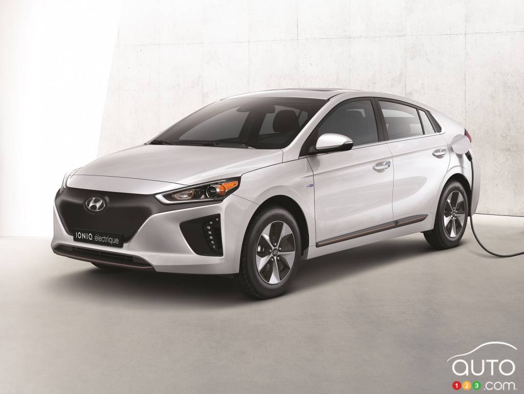 La nouvelle berline Hyundai IONIQ électrique 2017