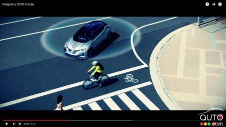 Au tour de Nissan de présenter sa vision des routes et des autos du futur